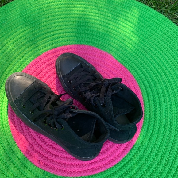 Converse mono black high tops 6 💋 - Picture 4 of 6